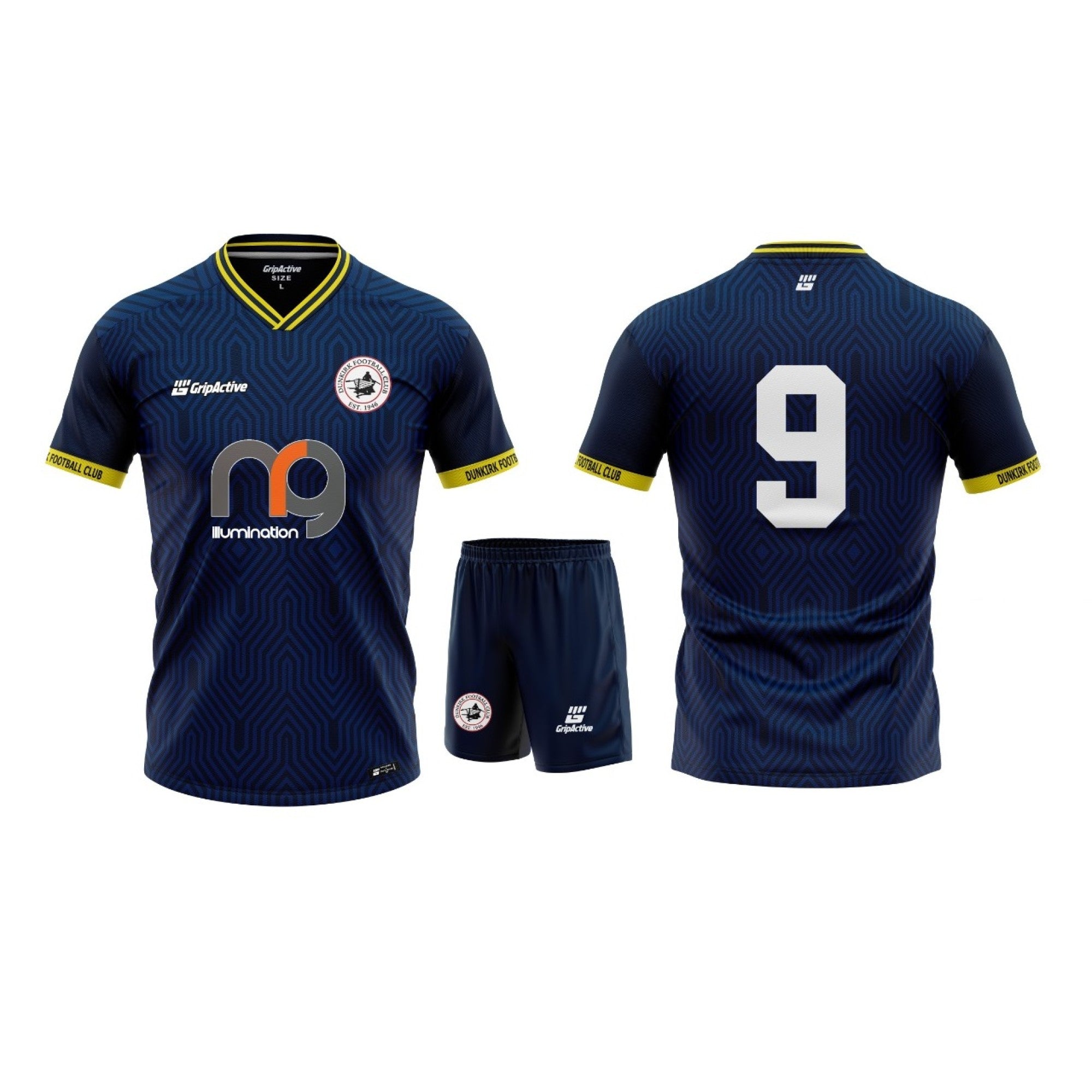 Dunkirk FC Blue Match Kit