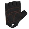 Orange Short Finger Cycling Gloves