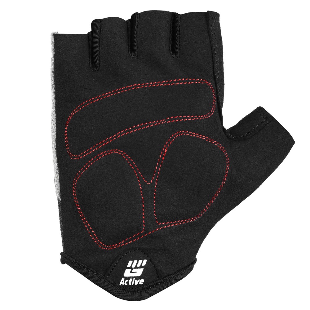 Black Short Finger Cycling Gloves
