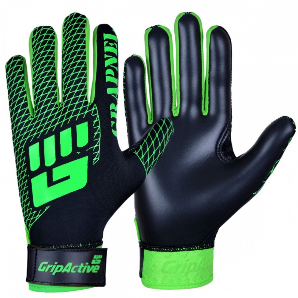 Black And LIme Green Grapnel Gaelic Gloves