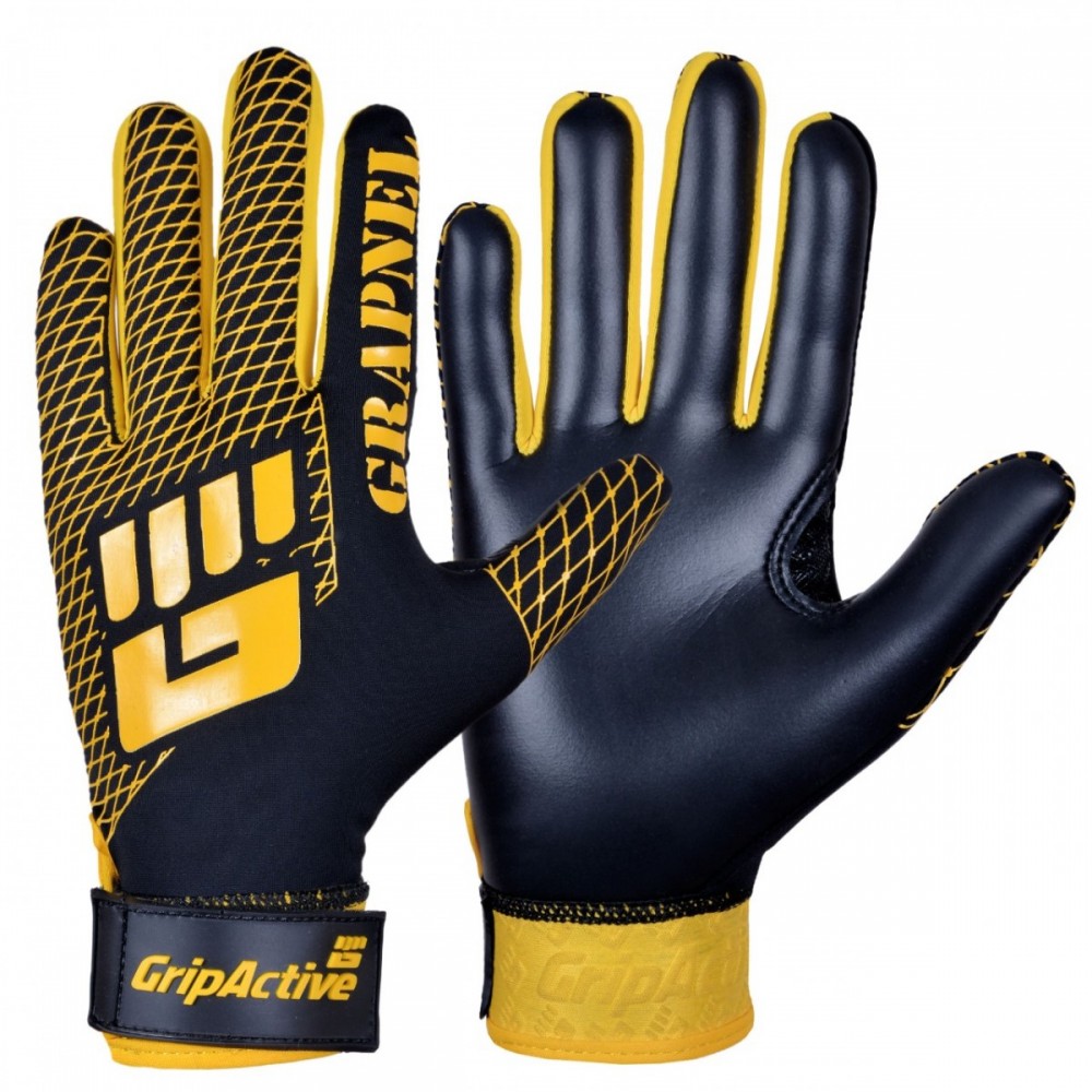 Black And Gold Grapnel Gaelic Gloves