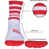 Red and White Football Mid Leg Socks